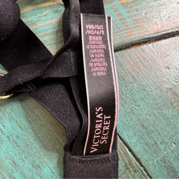 Victoria's Secret Very Sexy Black Bondage Bodysuit Size Small - Picture 10 of 12